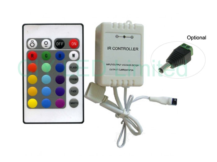 24-key infrared controller for RGB LED Strip