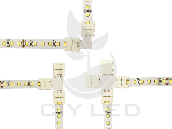 Solderless SMD3528/5050/2835 Corner,T,Cross type LED Strip Connector